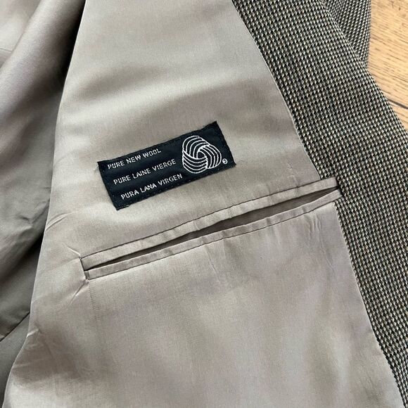 Vintage Chaps by Ralph Lauren Men's Wool 2 Button Blazer Sport Coat Size 48R - Picture 11 of 12